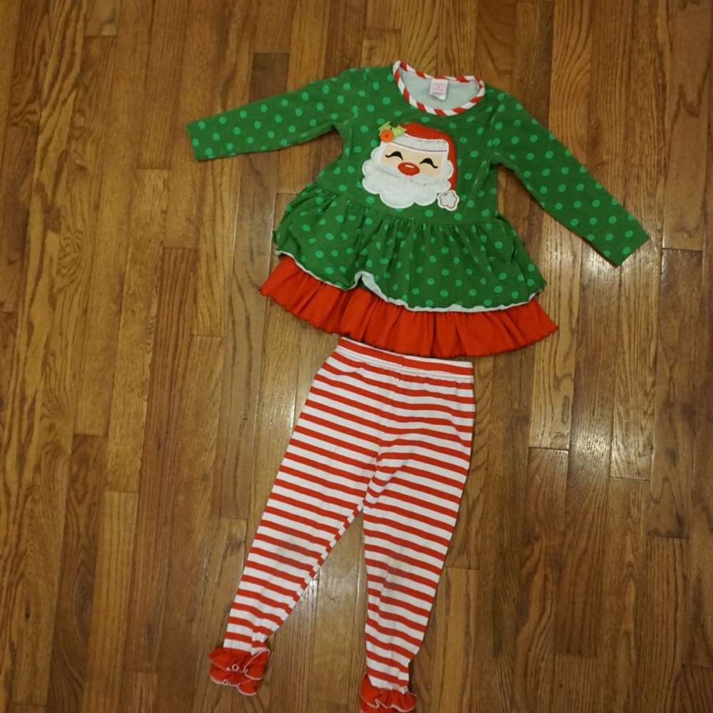 Millie & Mollie Christmas Santa tunic.